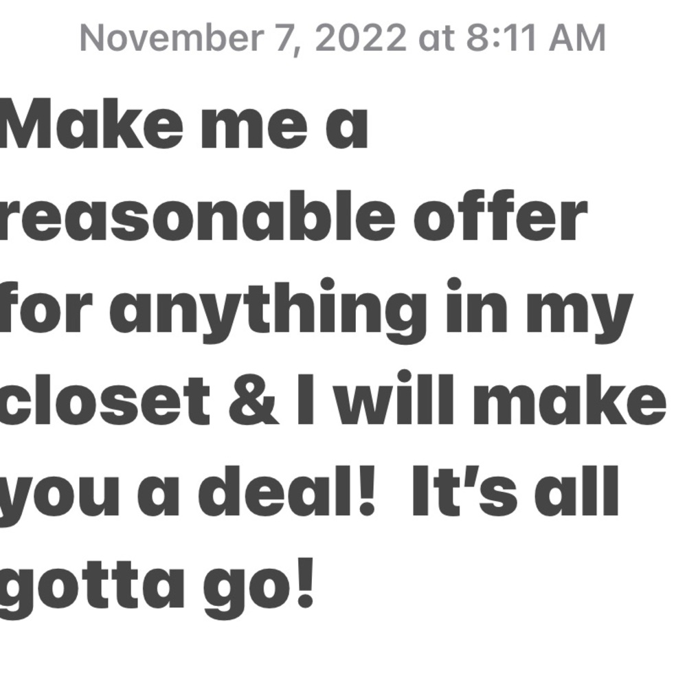 It’s all gotta go!